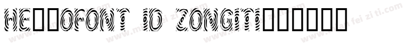 hellofont id zongiti字体转换